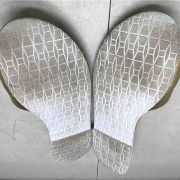 KATE SPADE Gold Ice Cream Slide Sandals 8.5 - Picture 9 of 10